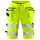 Fristads dame håndverkershorts 2529 PLU, Hi-Vis Gul, Hi-Vis Gul, swatch