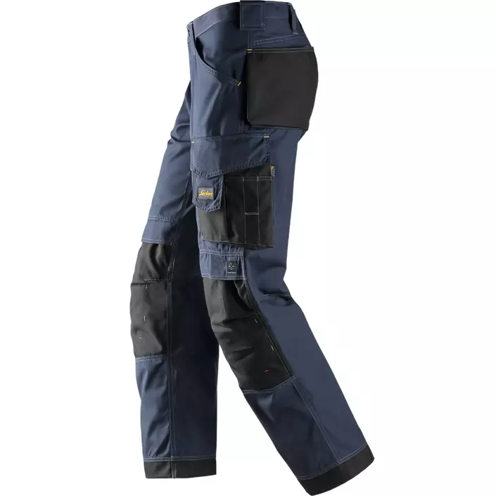 Snickers work trousers 3313, Marine Blue/Black, large image number 2