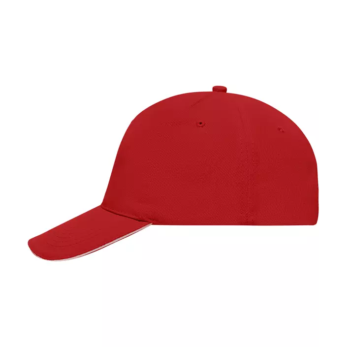 Myrtle Beach 5 Panel Sandwich cap, Red/White, Red/White, large image number 0