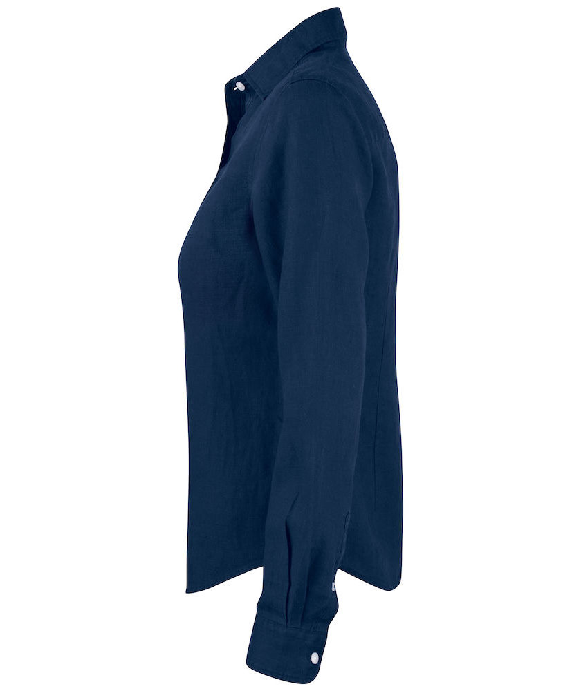 Cutter & Buck Summerland women's linen shirt, Navy, large image number 3