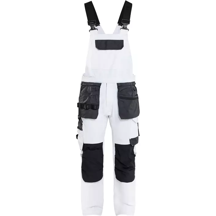 Blåkläder Latzhose full stretch, Weiss/dunkelgrau, large image number 0