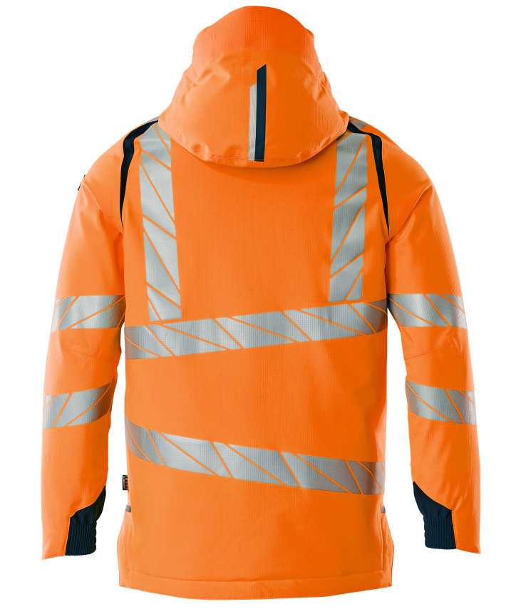 Mascot Accelerate Safe vinterjakke, Hi-Vis Orange/M&oslash;rk Petroleum