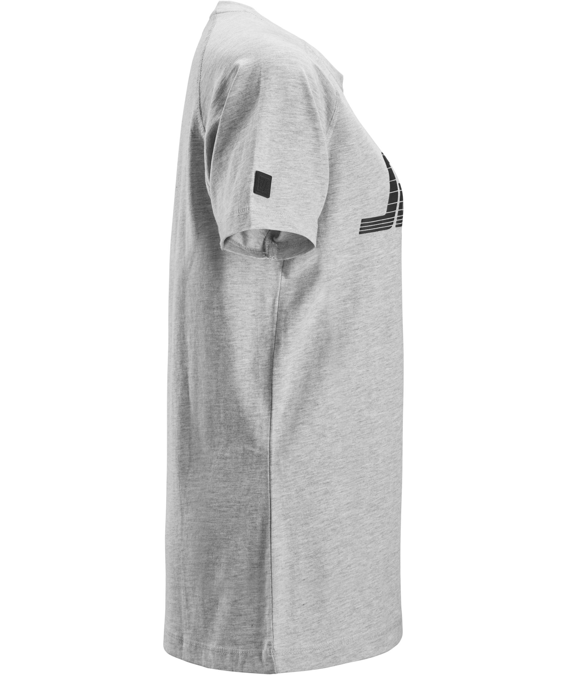 Snickers dame logo T-shirt 2597, Grey melange, large image number 2