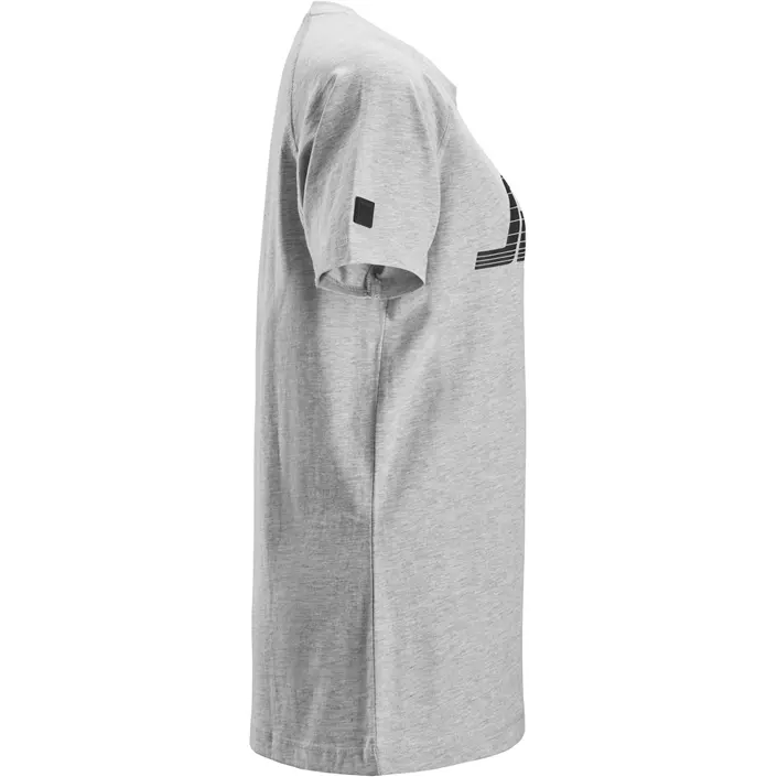 Snickers dame logo T-skjorte 2597, Grey melange, large image number 2