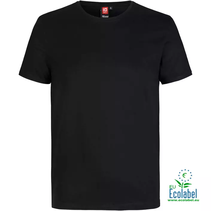 ID PRO wear CARE t-shirt with round neck, Black, large image number 0