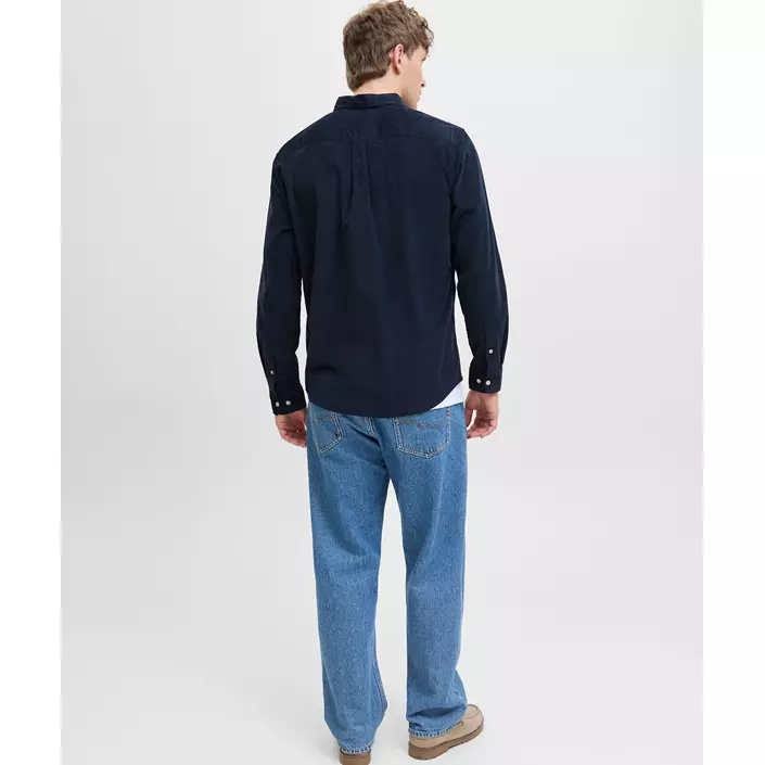 Jack & Jones JJECLASSIC Corduroy skjorta, Sky Captain, large image number 2