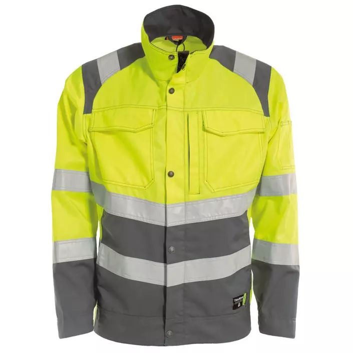 Tranemo Vision HV work jacket, Hi-vis Yellow/Grey, large image number 0