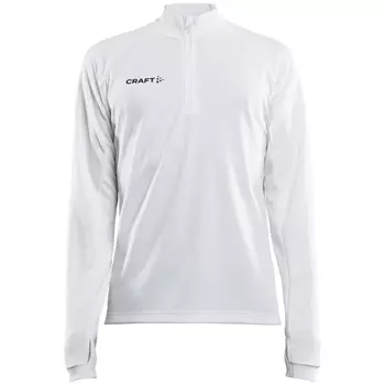 Craft Evolve Halfzip sweatshirt, White