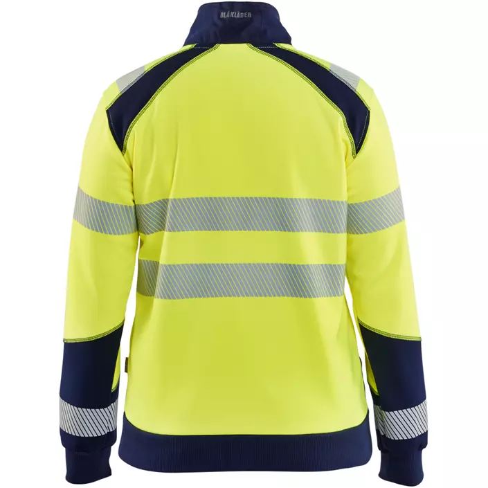 Blåkläder Damen Cardigan, Hi-Vis gelb/marine, large image number 2
