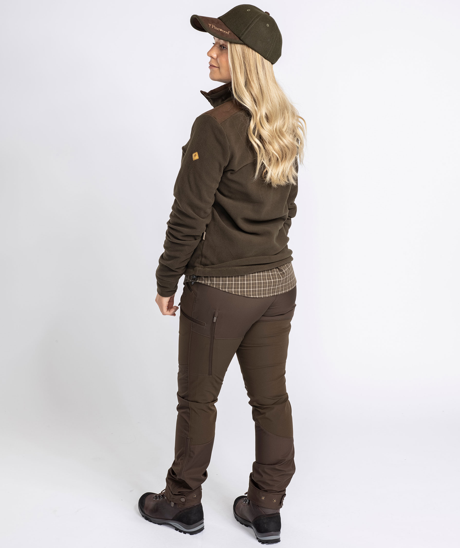 Pinewood&nbsp;Sm&aring;land Hunters dame fleecetr&oslash;je, Hunting Brown, large image number 6