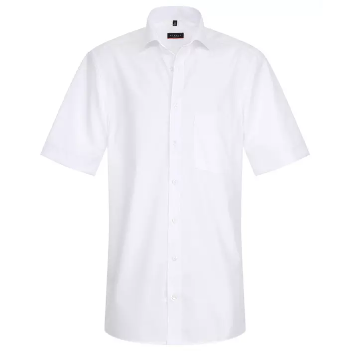 Eterna Modern fit short-sleeved Poplin shirt, White, large image number 0
