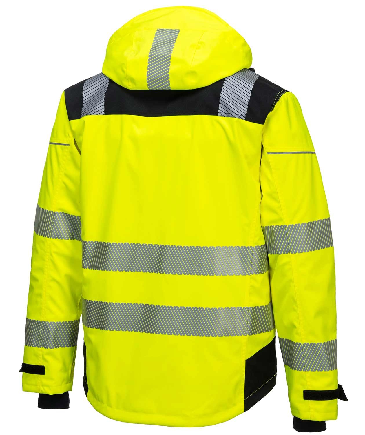 Portwest PW3 shell jacket, Hi-vis Yellow/Black, large image number 1