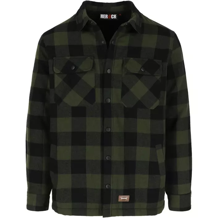 HEROCK Puro Hemdjacke, Dark Khaki/Black, large image number 0