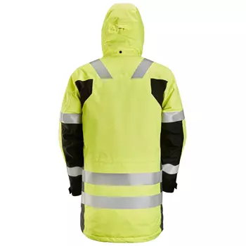 Snickers AllroundWork winter parka 1830, Hi-vis yellow/charcoal grey