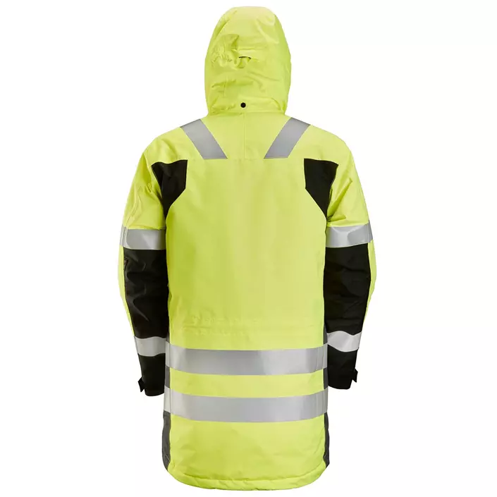 Snickers AllroundWork winter parka 1830, Hi-vis yellow/charcoal grey, large image number 1