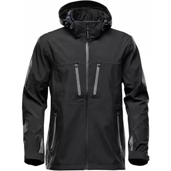 Stormtech Patrol softshell jacket, Black/Granite