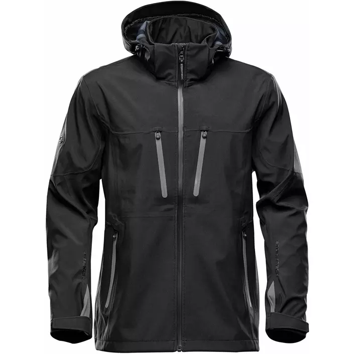 Stormtech Patrol softshell jacket, Black/Granite, large image number 0