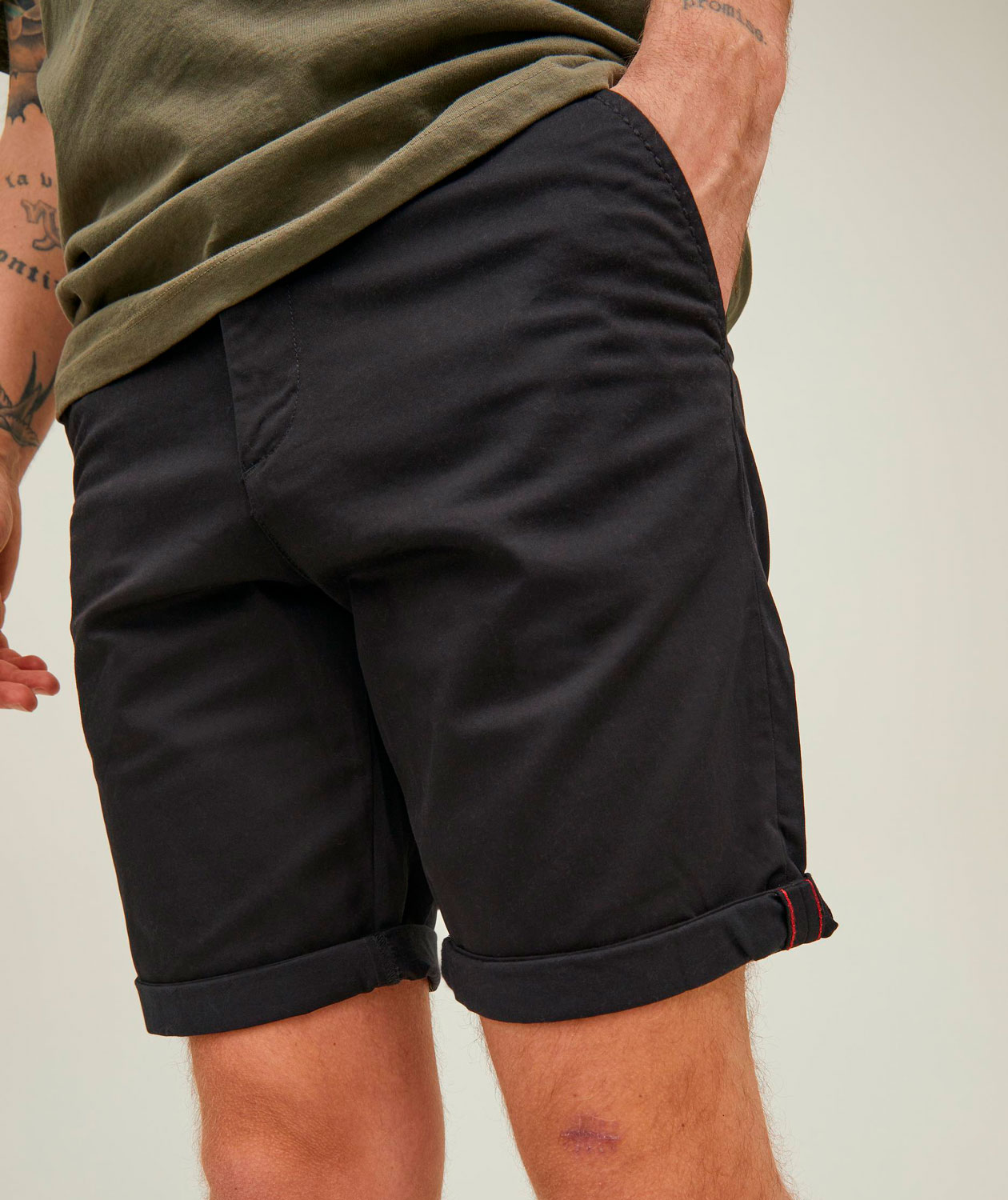 Jack & Jones JPSTBOWIE Chino shorts, Svart, large image number 4