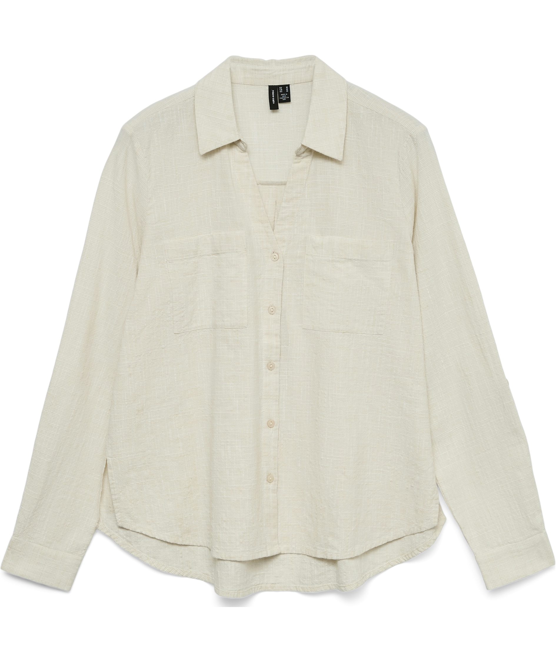 Vero Moda VMTHILDE skjorta dam, Silver Lining Snow White