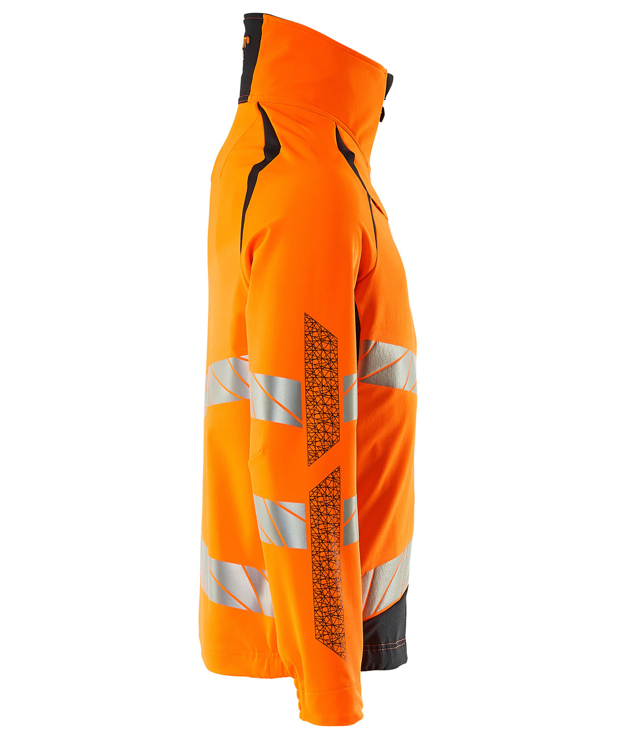Mascot Accelerate Safe jacket full stretch, Hi-Vis Orange/Dark Marine, large image number 3