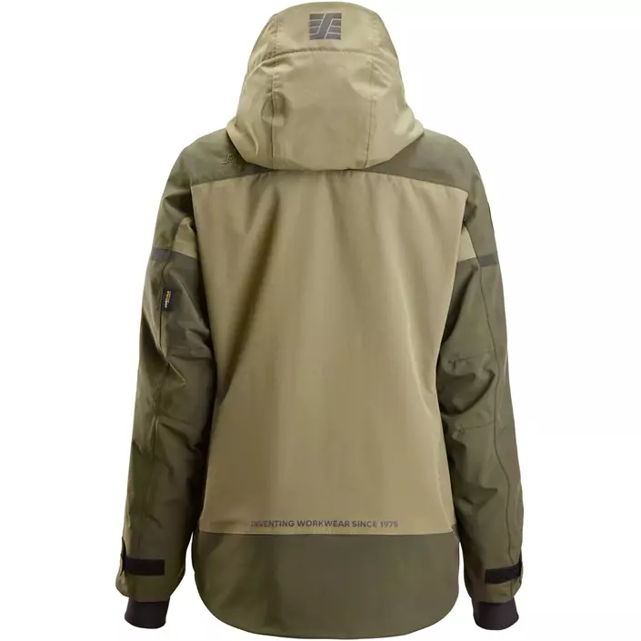 Snickers AllroundWork dame vinterjakke 1177, Khaki Green/Dark Khaki Green, large image number 2