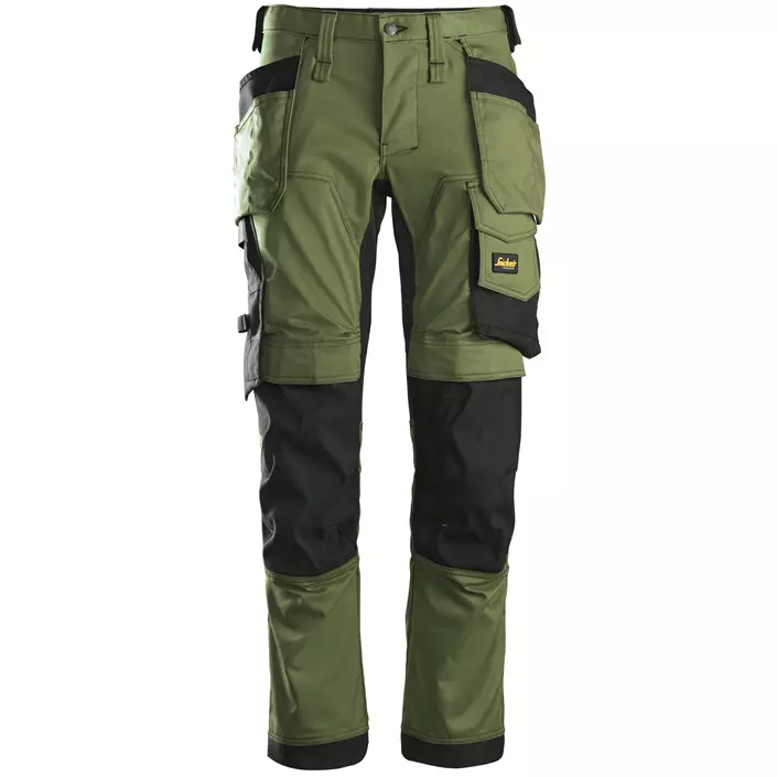 Snickers AllroundWork craftsman trousers 6241, khaki green/black, large image number 0