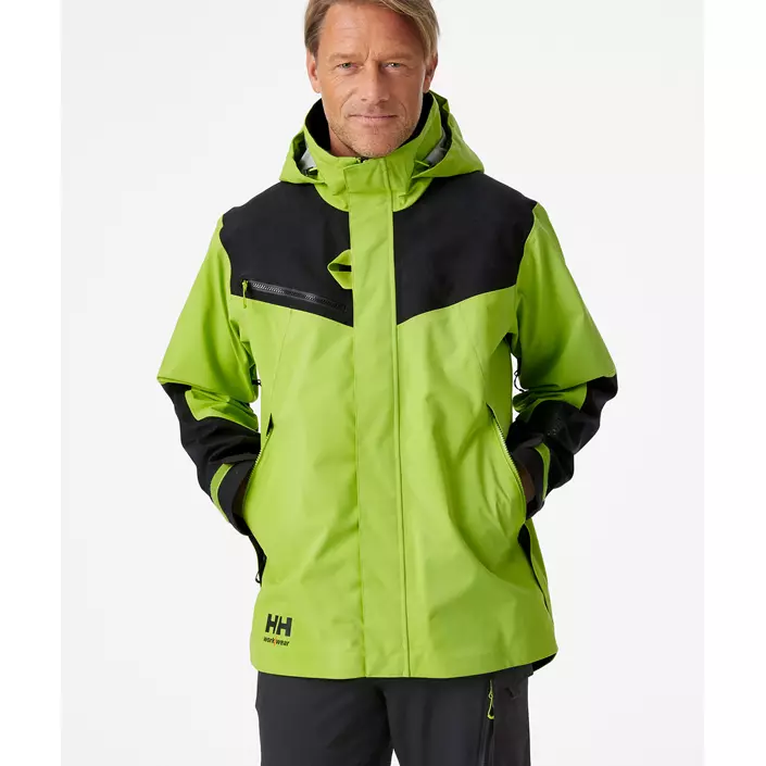 Helly Hansen Magni shell jacket, Dark Lime, large image number 1