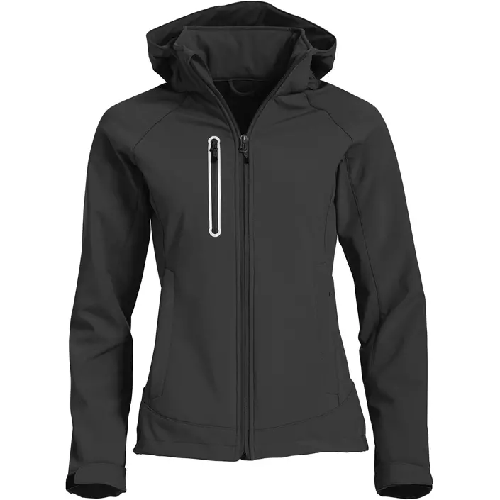 Clique Milford women's softshell jacket, Dark grey, large image number 0