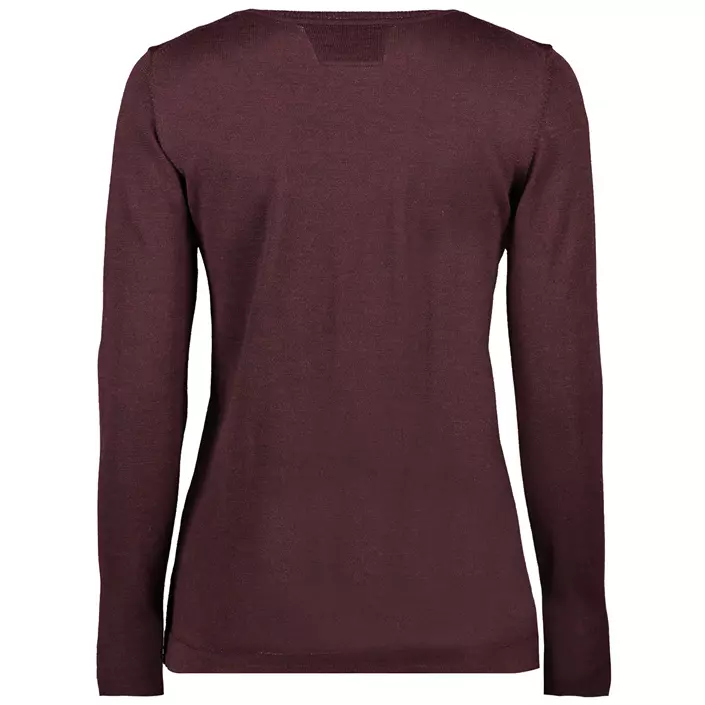 Seven Seas women's knitted pullover with merino wool, Deep Red, large image number 1