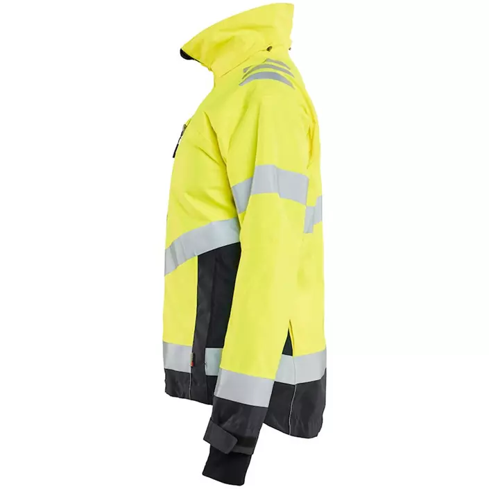 Blåkläder dame skaljakke, Hi-vis Gul/Sort, large image number 3