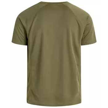 Zebdia sports tee logo T-shirt, Army Green