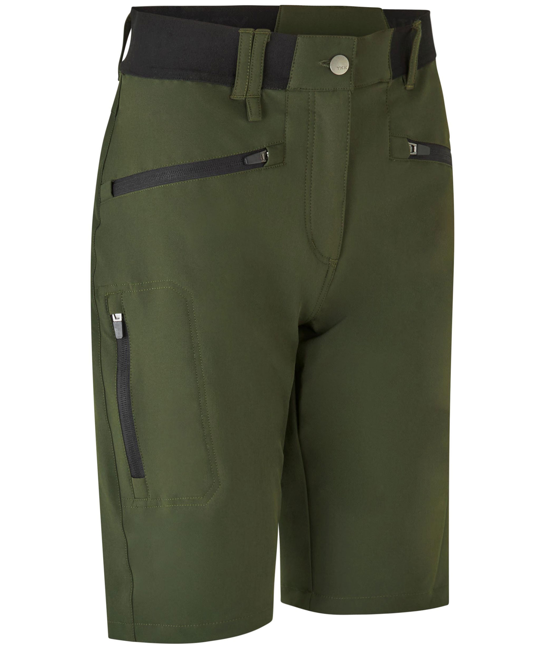 ID&nbsp;CORE dame stretch shorts, Olivengr&oslash;n, large image number 2