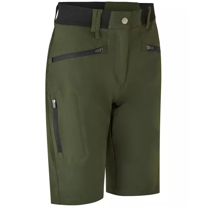 ID CORE women's stretch shorts, Olive Green, large image number 2