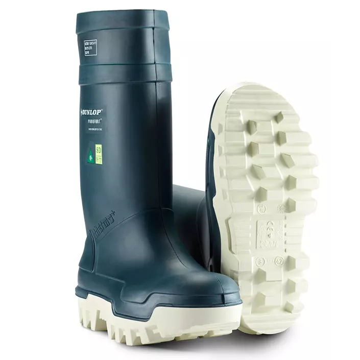 Dunlop Purofort Thermo+ safety rubber boots S5, Blue, large image number 0