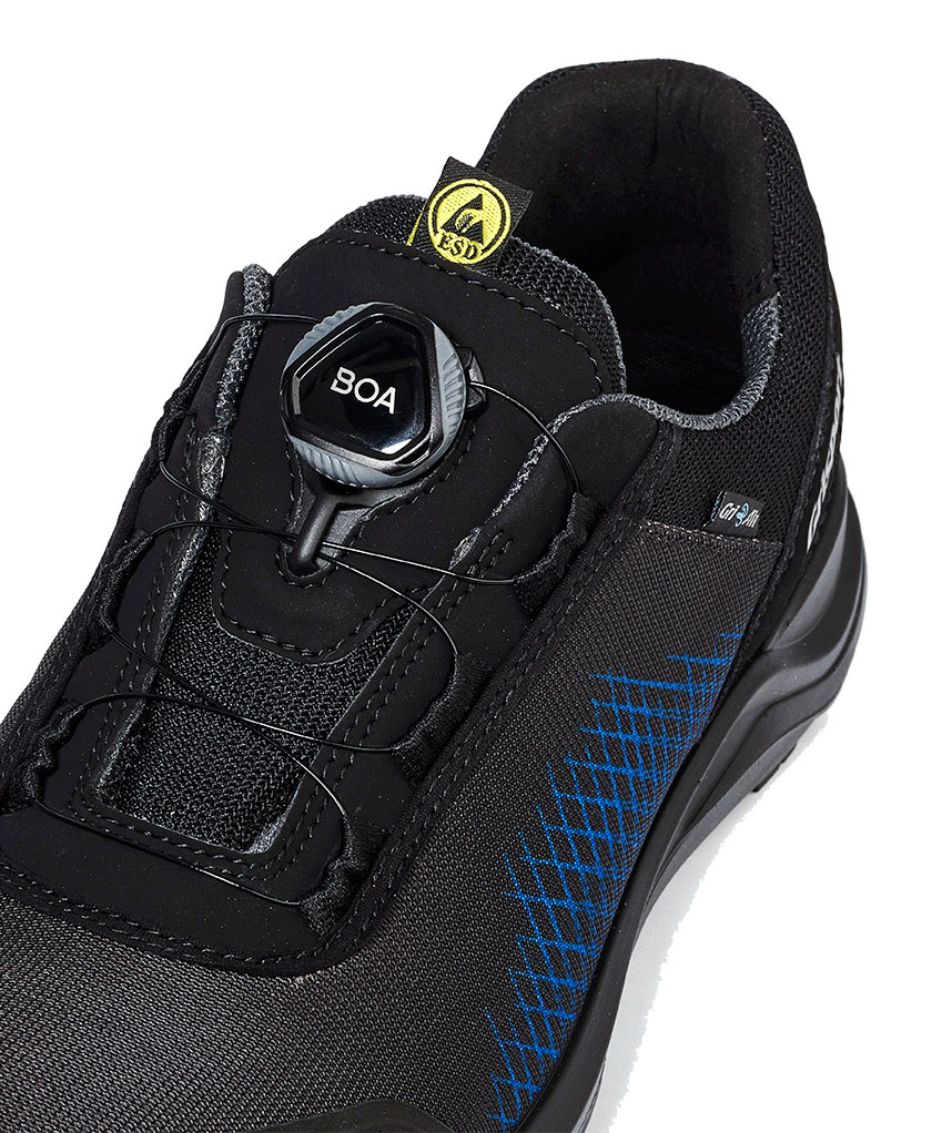 Grisport 70572 skyddsskor S1P, Svart/Bl&aring;, large image number 3