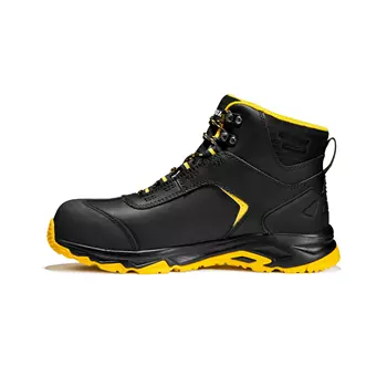 Toe Guard Wild Mid safety boots S3, Black/Yellow