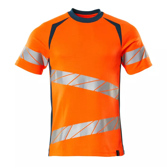 Mascot Accelerate Safe T-skjorte, Hi-Vis Orange/Mørk Petroleum, large image number 0
