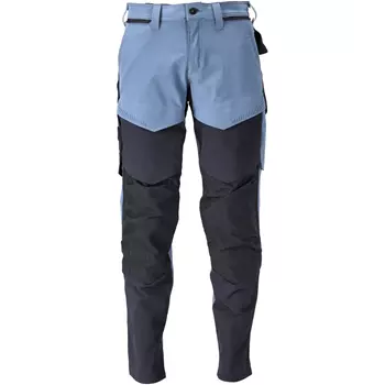 Mascot Customized work trousers full stretch, Stone Blue/Dark Navy