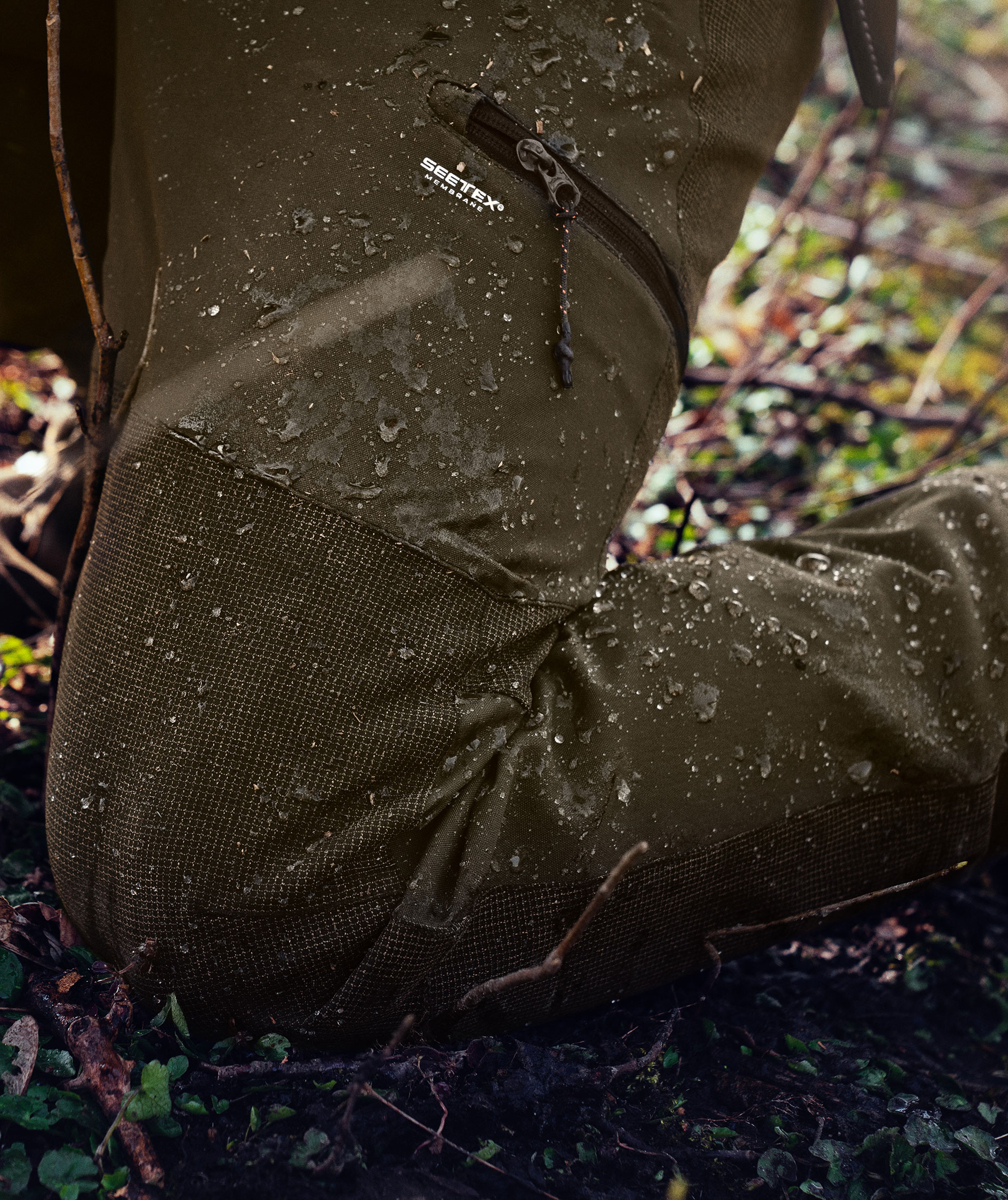 Seeland Outdoor trousers with membrane, Pine green, large image number 6