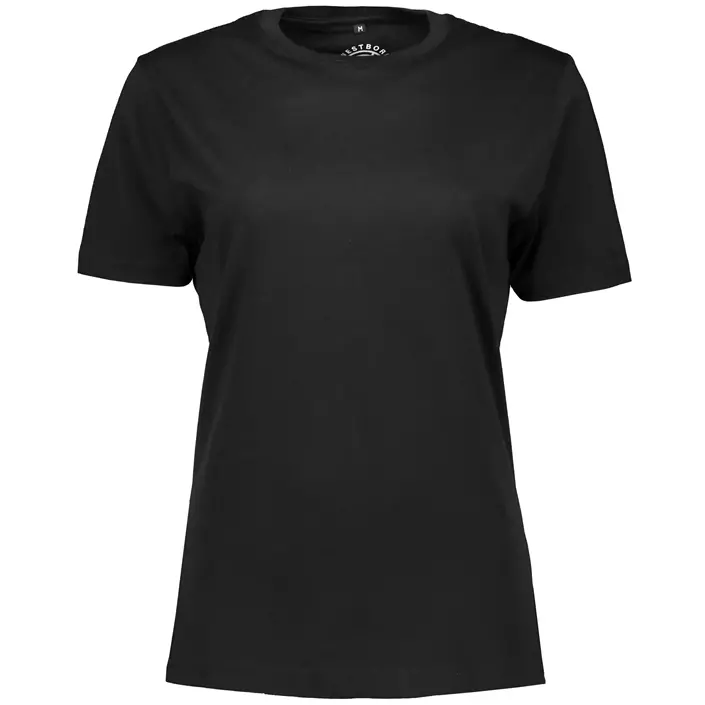 Westborn Basic T-shirt dam, Black, large image number 0