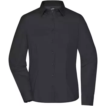 James & Nicholson modern fit women's shirt, Black