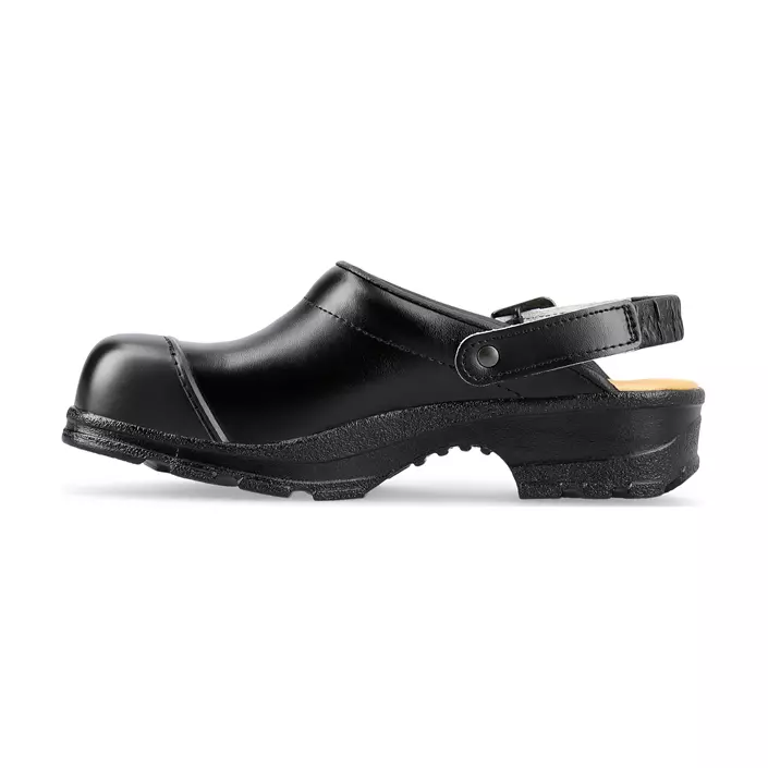 Sika Flex LBS safety clogs with heel strap SB, Black, large image number 2