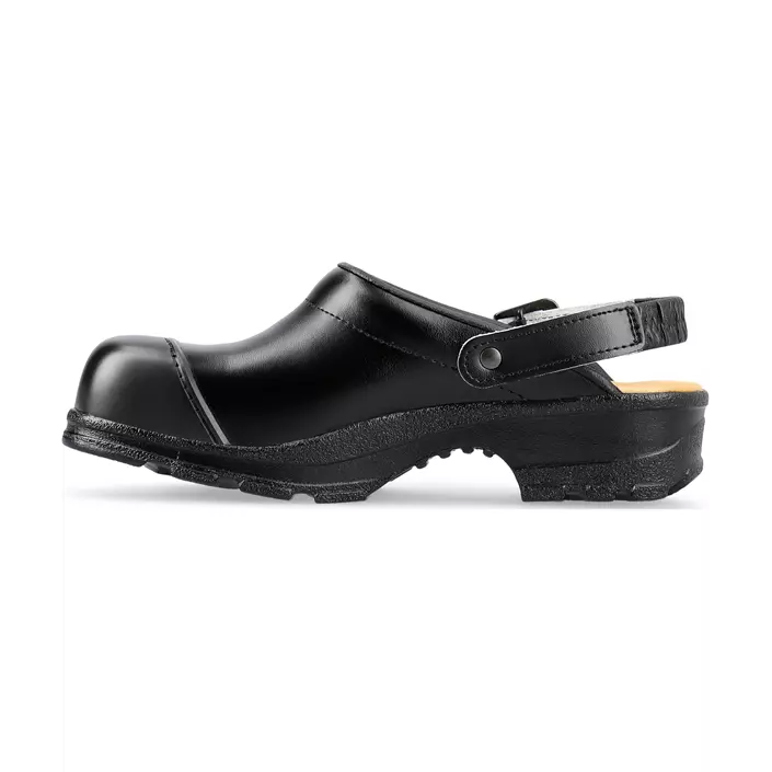 Sika Flex LBS safety clogs with heel strap SB, Black, large image number 2