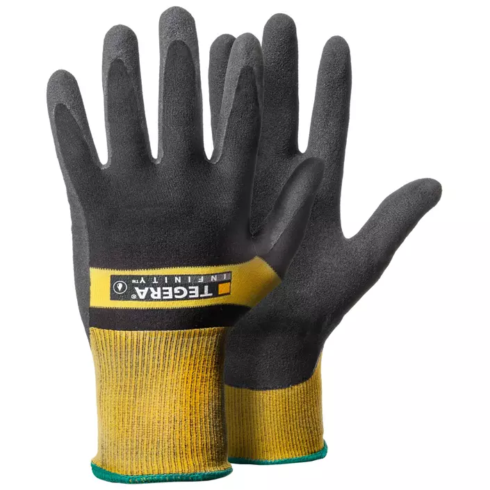 Tegera 8802 Infinity work gloves, Black/Yellow, large image number 0
