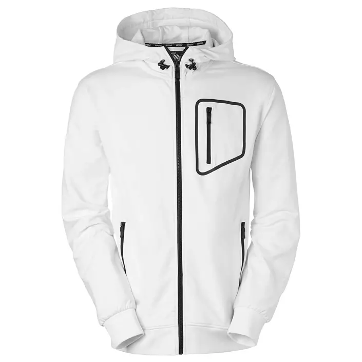 South West Madison hoodie with full zipper, White, large image number 0