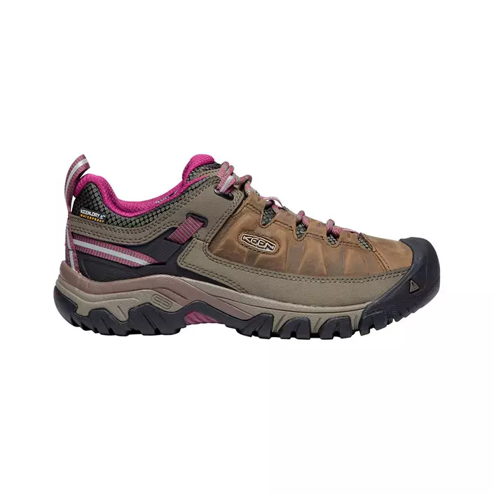 Keen Targhee III WP women's hiking shoes, White/Boysenberry, large image number 0