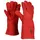 OX-ON Worker Supreme 2606 welding gloves, Red, Red, swatch