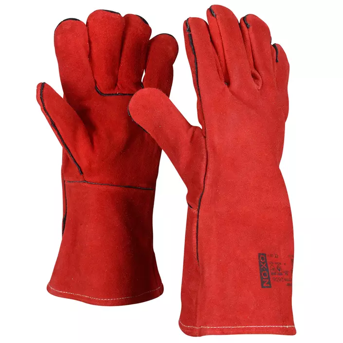 OX-ON Worker Supreme 2606 welding gloves, Red, Red, large image number 0