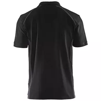 Blåkläder Polo T-shirt, Sort/Mellemgrå