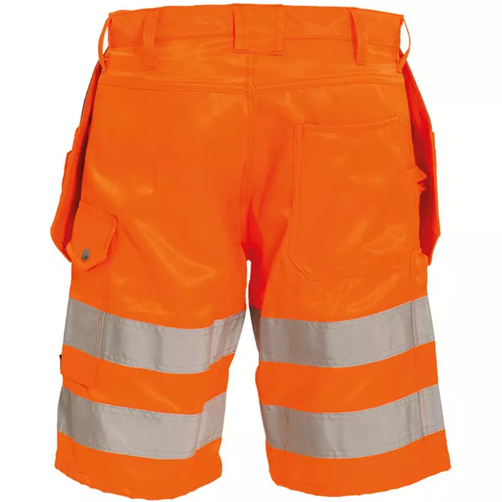 Tranemo CE-ME craftsmens shorts, Hi-vis Orange/Marine, large image number 1